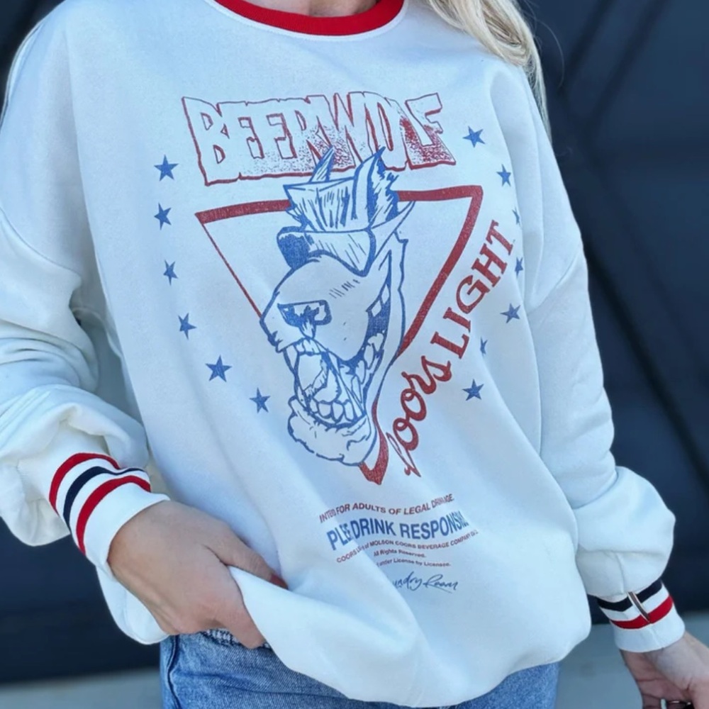 The Laundry Room Coors Light Beerwolf pullover